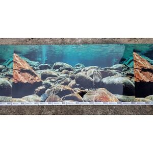 75Ft Roll -Fish Tank Background Aquarium Wall Decoration Wallpaper 18x36 -24 Pcs